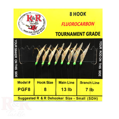 R&R PGF Tournament Series Sabiki Fluorocarbon Bait Rigs