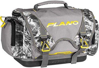 Plano B-Series 3600 Mossy Oak Manta Tackle Bag, Manta Camo with Yellow Accents.