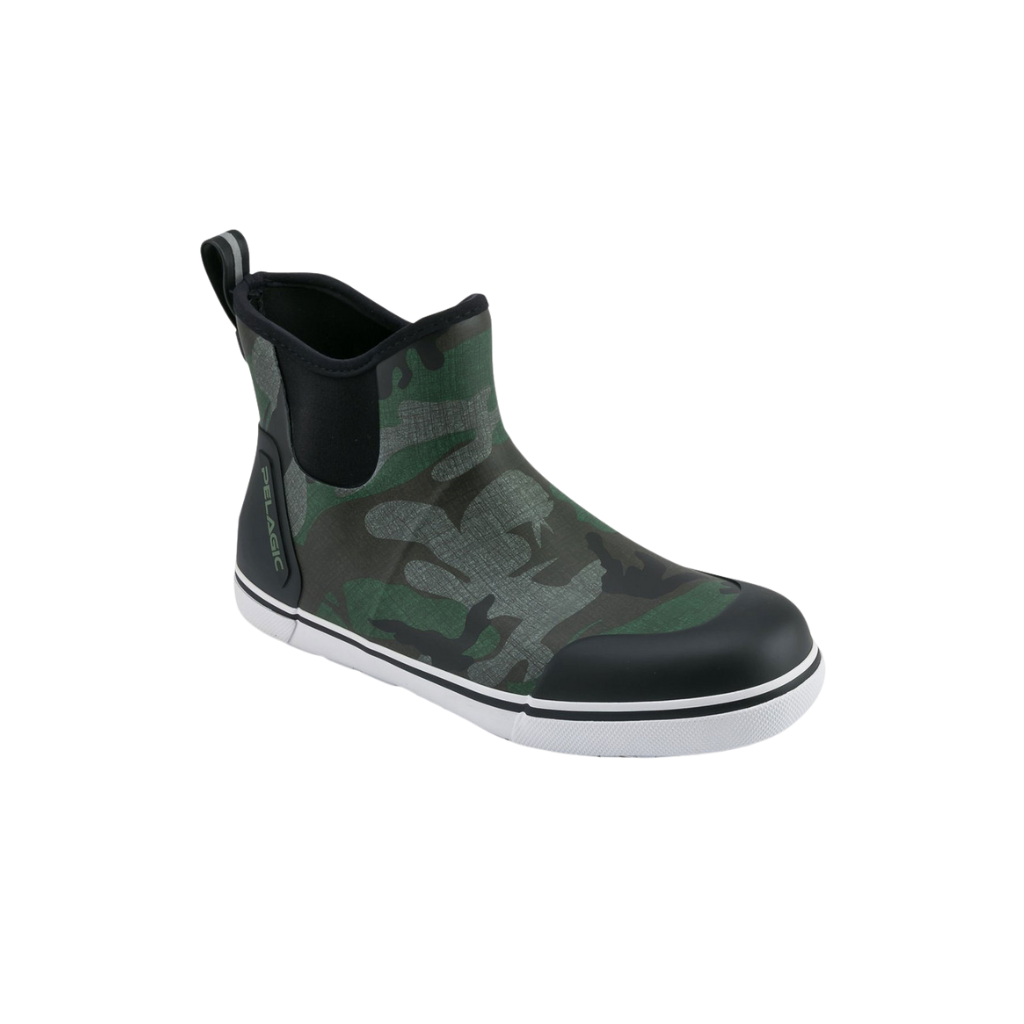 Pursuit 6" Deckboot- Fish Camo Green - Size 11.