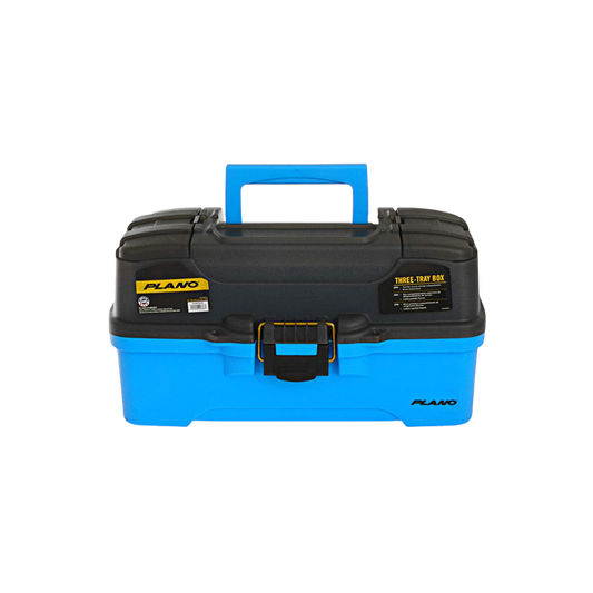 Plano 3-Tray Tackle Box w/Dual Top Access - Smoke Bright Blue