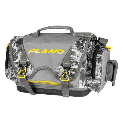 Plano B-Series 3600 Mossy Oak Manta Tackle Bag, Manta Camo with Yellow Accents.