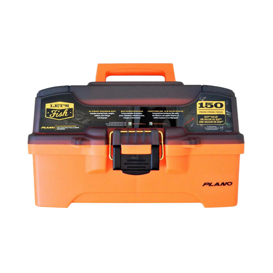 Plano Orange Tackle Box with 150 Pieces