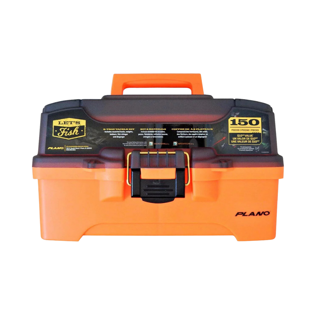 Plano Orange Tackle Box with 150 Pieces