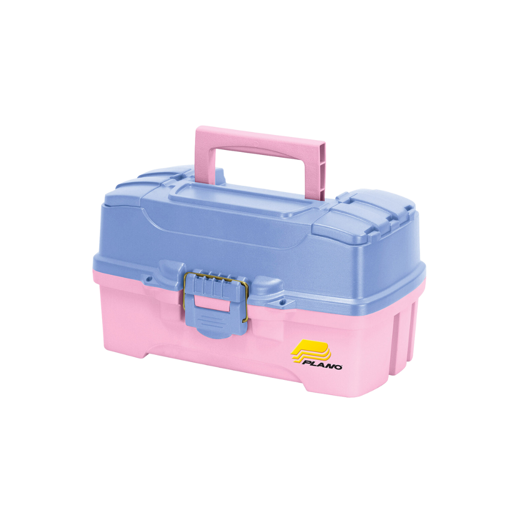 Plano 2 Tray Tackle Box Periwinkle/Pink