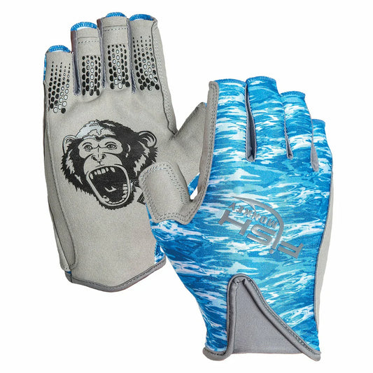 Fish Monkey Pro 365 Fishing Glove Blue Water Camo