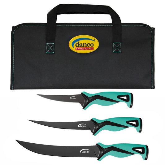 DANCO Pro Series 3-Piece Knife Kit Seafoam