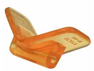 Boat Trailer 4" - V-Block - Polyurethane Orange Winch Posts Stop