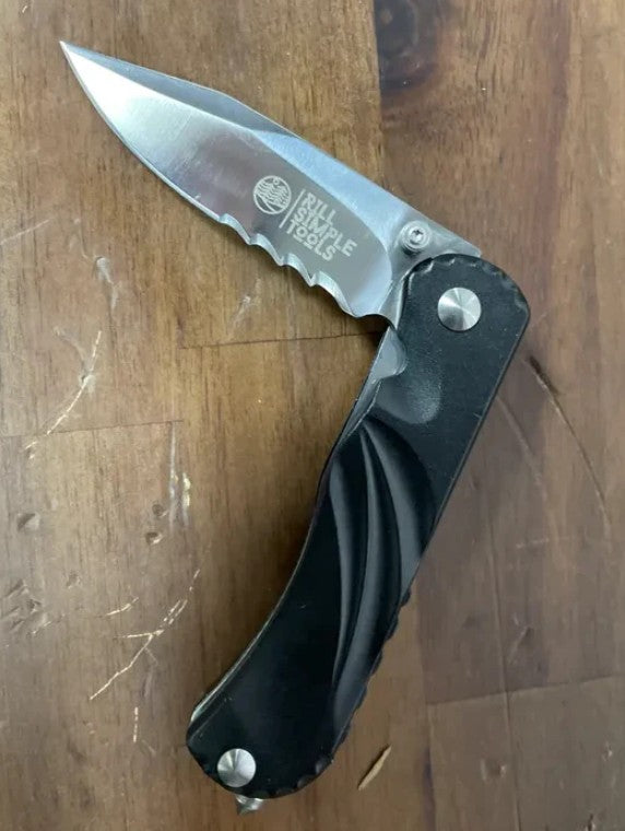 Rill Simple Tools Columbia Folding Multi Tool with Glass Breaker.