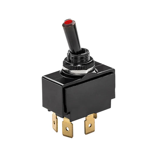 Whitecap Marine Products Mom. On/Off SPST Lighted Tip Toggle Switch S-7051