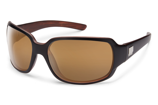 Suncloud Cookie Matte Black / Polar Sienna Mirror Sunglasses