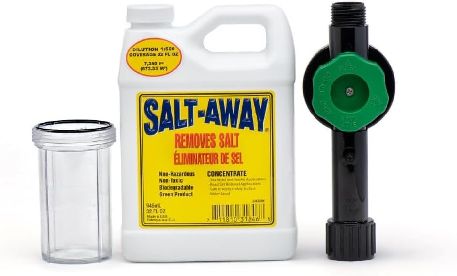 Salt-Away Concentrate Kit with Mixing Unit - 32 Ounce.