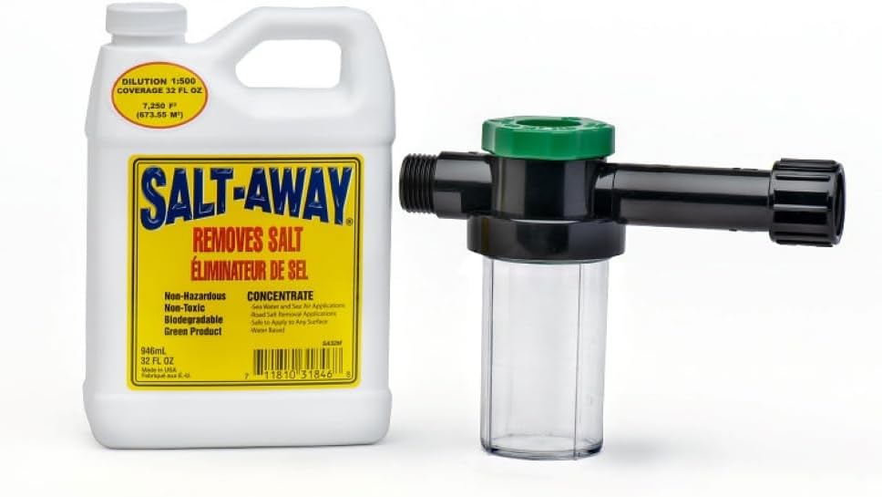 Salt-Away Concentrate Kit with Mixing Unit - 32 Ounce.