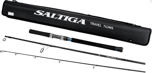 Daiwa Saltiga 7' 4" Saltwater Travel Rod - Medium Fast Action - 3-Part.