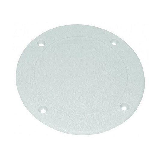 T-H Marine Screw Down Deck Plate - 5 5/8" - White