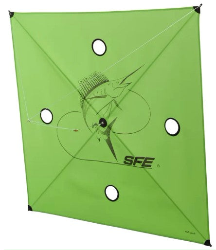 SFE 5-25 MPH 4-Hole Ultimate Kite - Green.