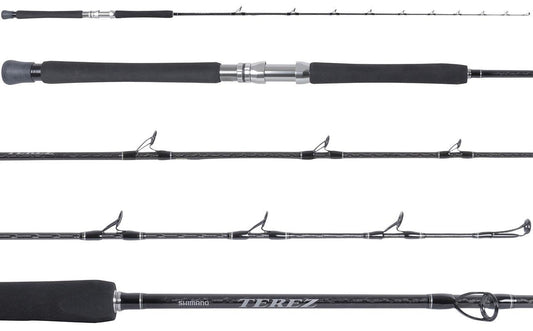 Shimano Terez TZCR72XH Casting Rail Fishing Rod 7'2" 100-150lb.