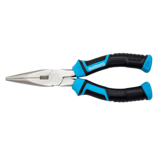 Shimano 8" Needle Nose Plier Carbon Steels Silver Nickel.