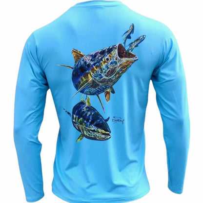 Tormenter Electrified Tuna Baby Blue SPF Shirt