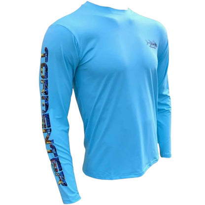 Tormenter Electrified Tuna Baby Blue SPF Shirt