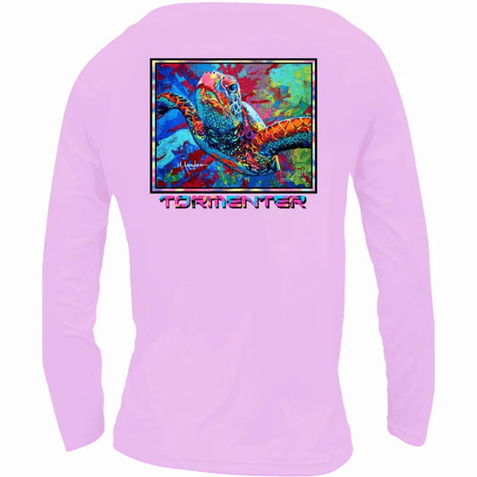 Tormenter Women's Performance Shirt Pink - Turtle