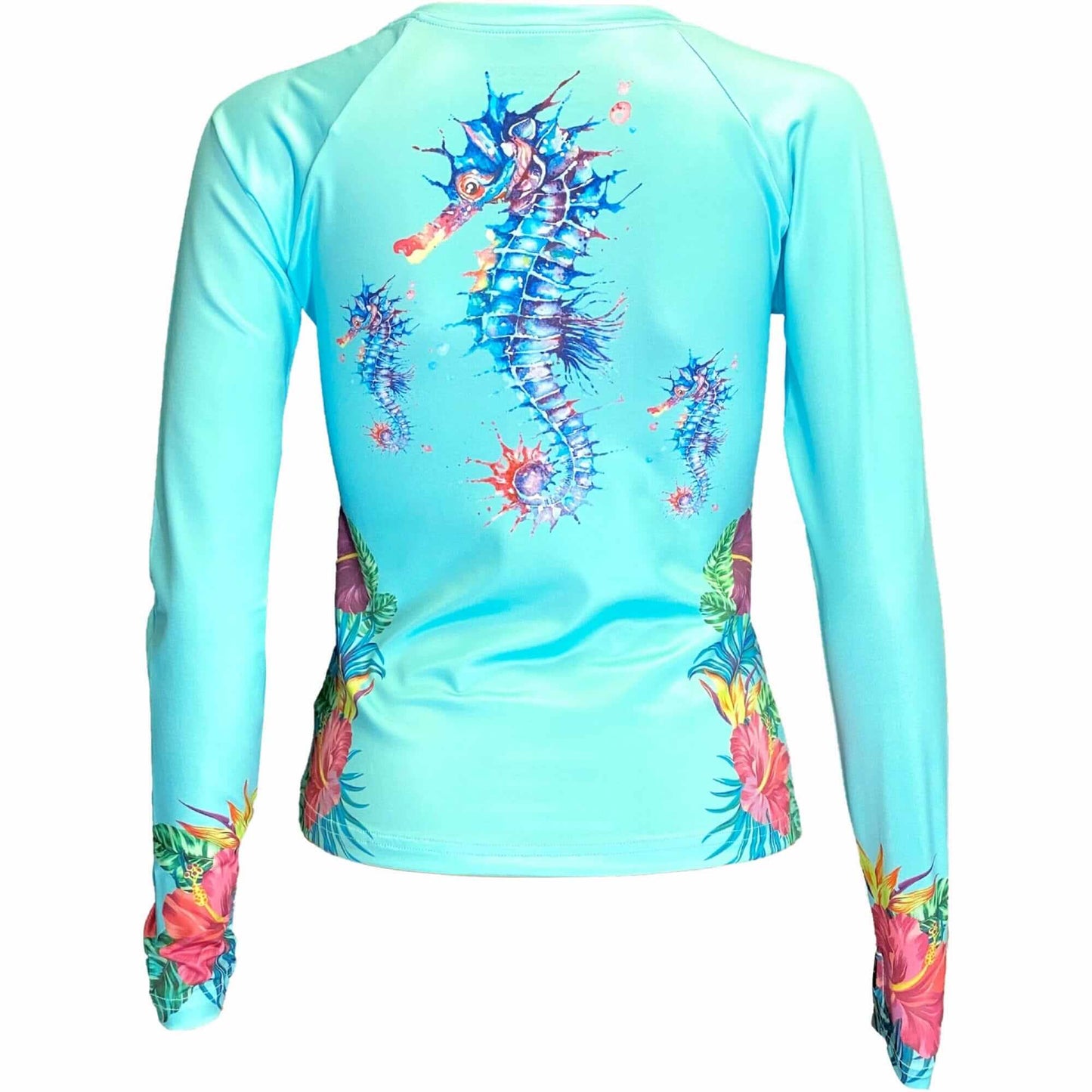 Tormenter Ocean St. Croix V-Neck Performance Shirt- Sea Horse Seafoam