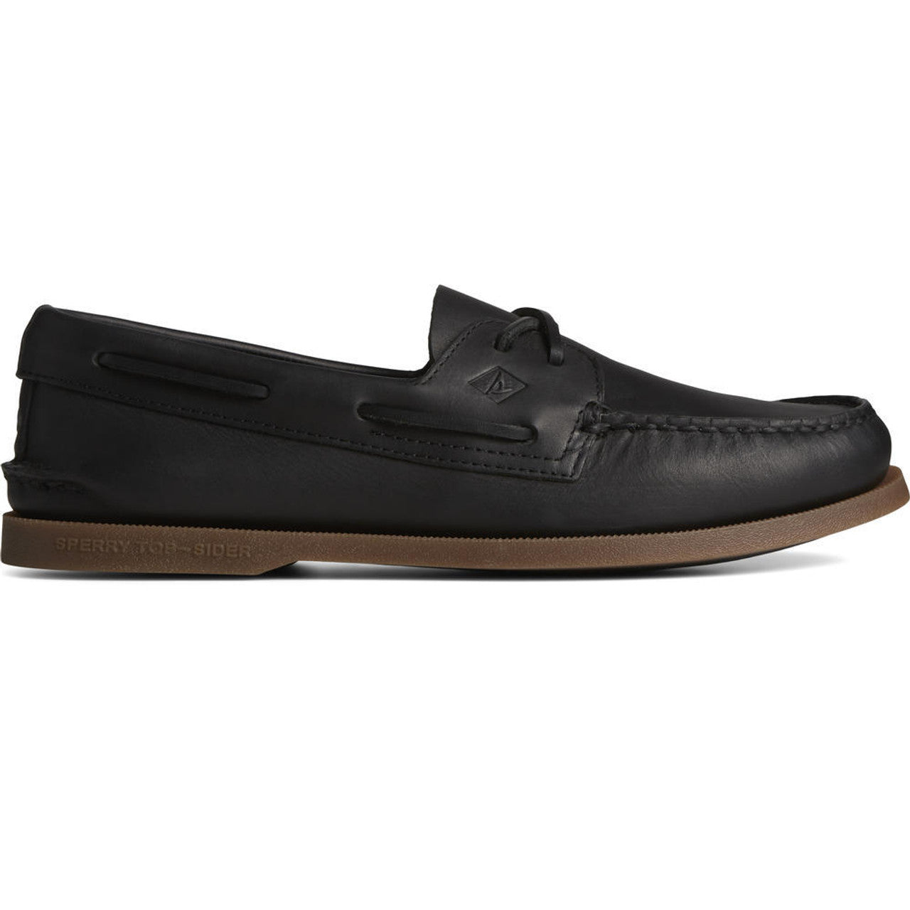 Sperry Men's A/O 2-Eye Cross Lace - Black - 10