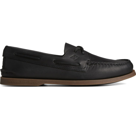 Sperry Men's A/O 2-Eye Cross Lace - Black - 12