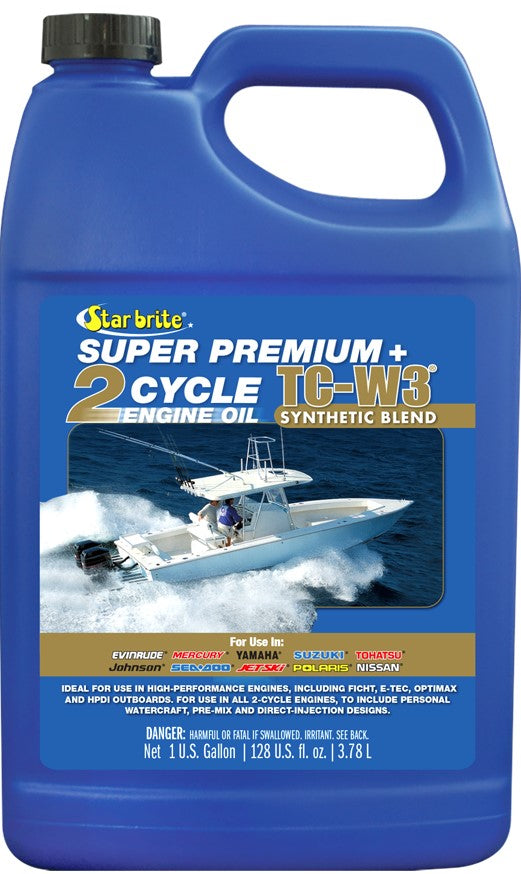 StarBrite Super Premium 2-Cycle Synthetic-Blend Engine Oil TC-W3.