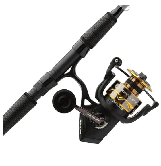 PENN Battle IV 4000 LE Spinning Reel and Fishing Rod Combo 7' 2 Piece Rod