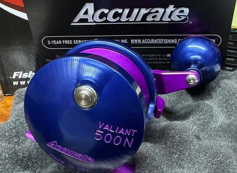 Accurate Boss Valiant Narrow BV-500N 6:1 Reel Blue/Purple