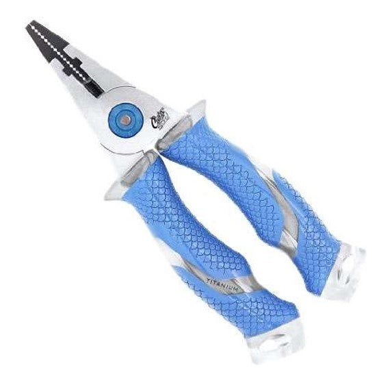 Cuda 7.5" Titanium Bonded Aluminum Alloy Pliers with Lanyard and Sheth.