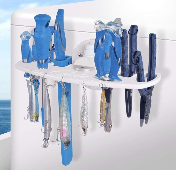 Cuda Fishing Tool Organizer with SeaSucker Vacuum Mount Technology - 14" x 5.2" x 6" Inches.