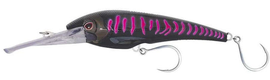 Nomad Design DTX Minnow HD Trolling Lure - 200HD - Black Pink Mackerel