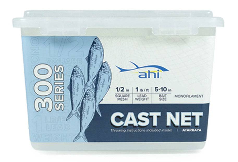 Ahi 300 Series Cast Nets - Monofilament 1/2" Mesh