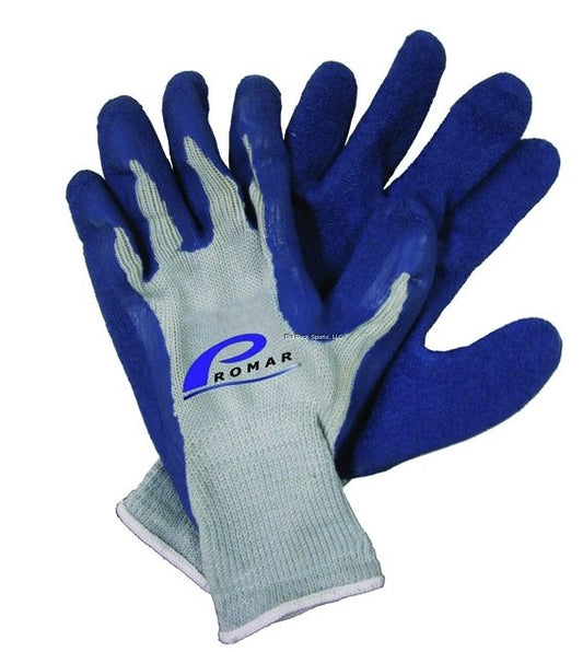 Promar Blue Latex Palm Gloves