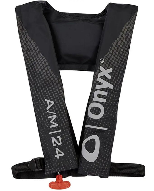 Onyx A/M-24 Auto/Manual Adult Universal PFD - Black.