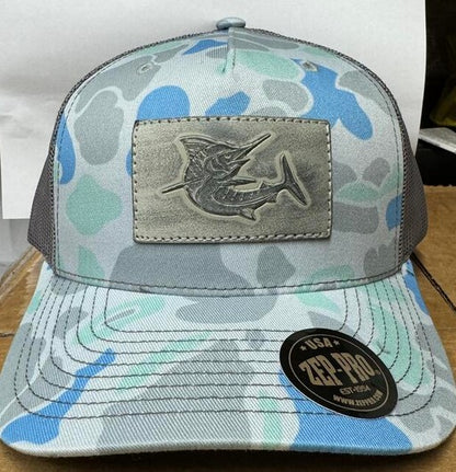 Zeppelin Old School Saltwater/Char Hat