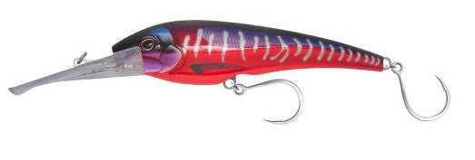 Nomad Design DTX Minnow HD Trolling Lure - 220LRS HD - Hot Pink Mackerel