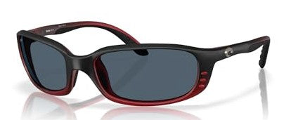 Costa Del Mar Brine Sunglasses, Red Sky/Grey Polarized 580P, 59 Mm