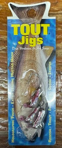 Boone TOUT JIGS 2/0 3 PK 1/4oz