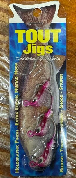 Boone TOUT JIGS 4/0 3 PK 3/8oz