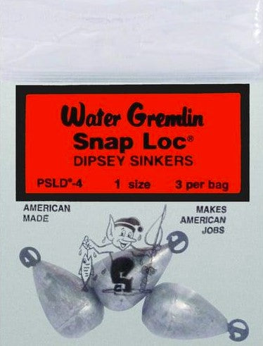 Water Gremlin’s Snap-Loc® Dipsey Swivel Sinkers