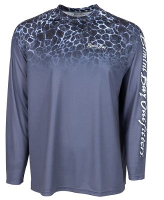 Bimini Bay Octocoral Crew Men's Performance L/S Tee