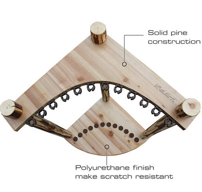 Rush Creek Creations 12-Fishing Rod Corner Storage Rack