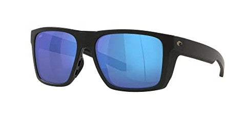 Costa Lido Sunglasses - Matte Black/Blue Mirror 580G