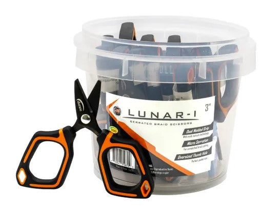 Danco 3" Lunar-I Braid Serrated Scissor.