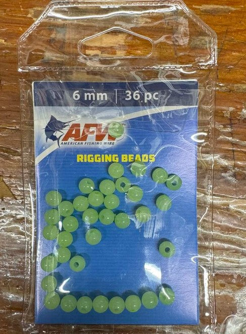 AFW Rigging Beads 6mm 36pc Green