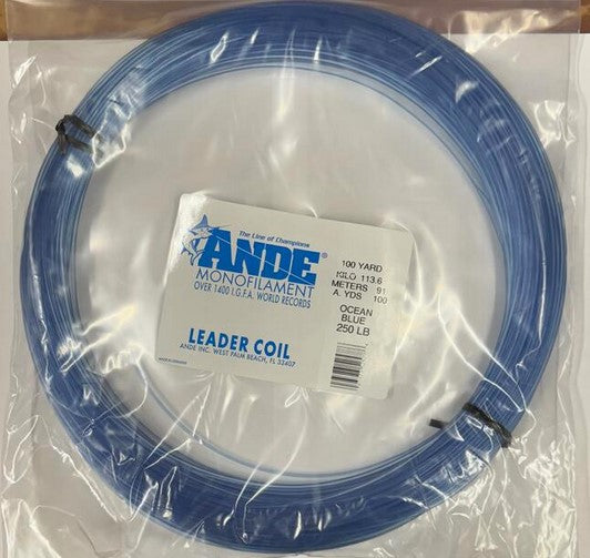 ANDE Monofilament Leader Coil 100yd