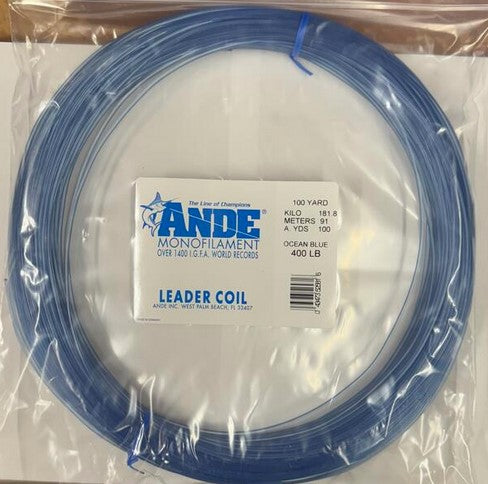 ANDE Monofilament Leader Coil 100yd