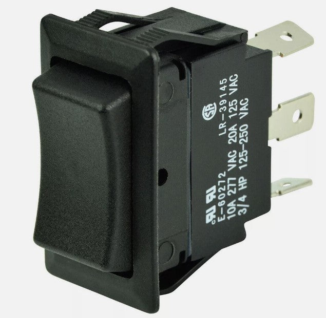 BEP SPDT Rocker Switch - 12V/24V - (ON)/OFF/(ON)